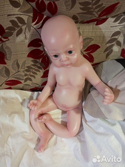 Кукла реборн полностью силиконовая девочка 55см