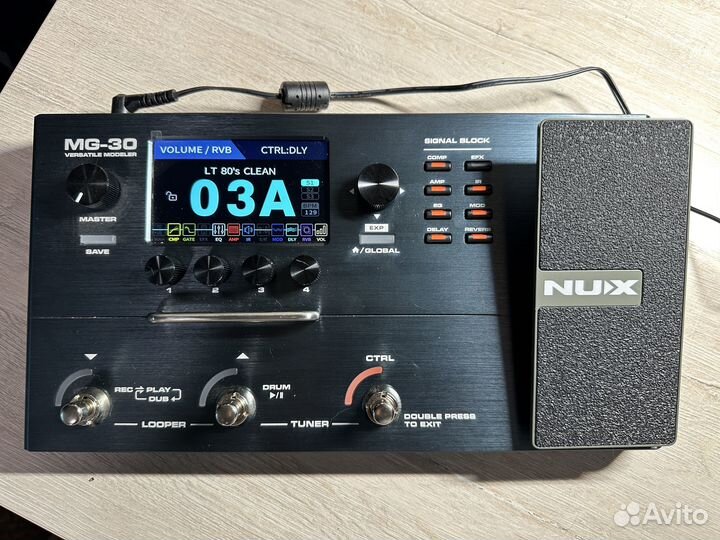 Nux MG-30 гитарный процессор