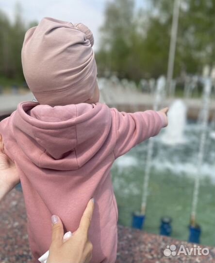 Шапка тюрбан с бубликом