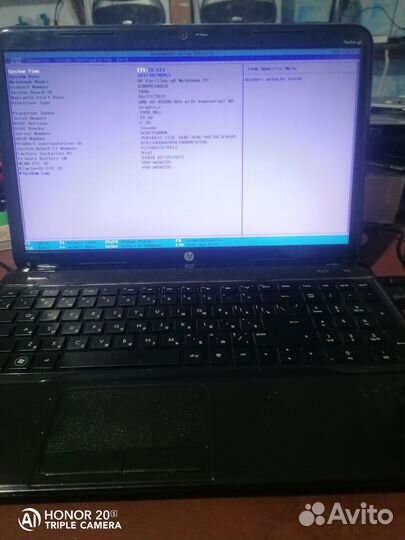 Ноутбук hp pavilion g6