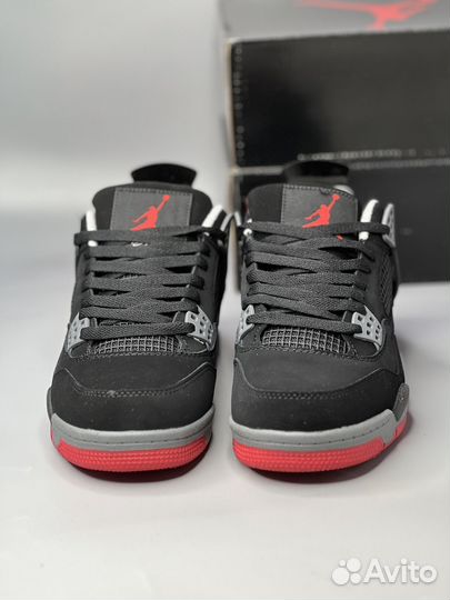 Кроссовки Nike Air Jordan 4 зимние, с мехом