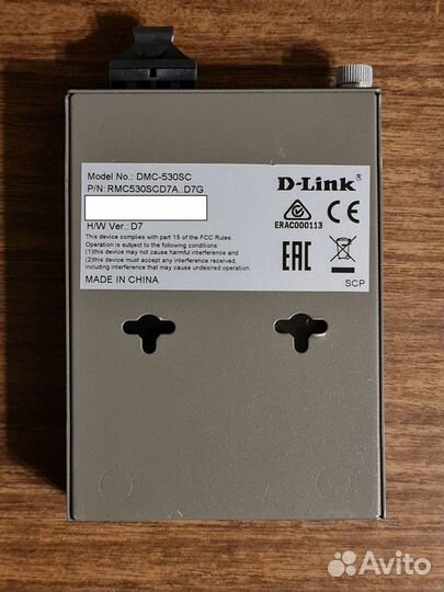 Медиаконвертеры D-Link DMC-530SC