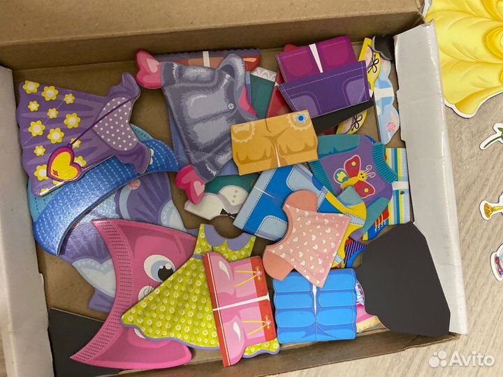 Магнитные куклы одевашки одежда красавица