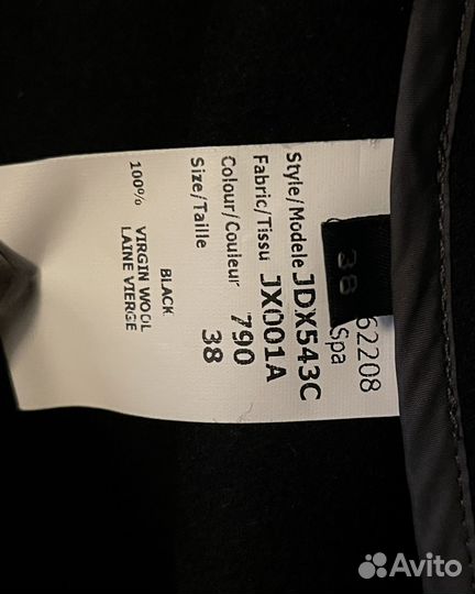 Jil sander пальто 38