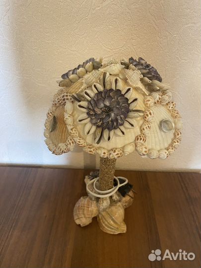 Светильник ночник с ракушками