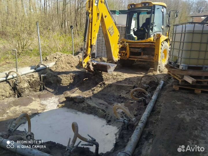 Услуги (аренда) экскаватора погрузчика jcb 3 cx