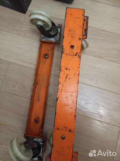 Поворотные колёса на балке