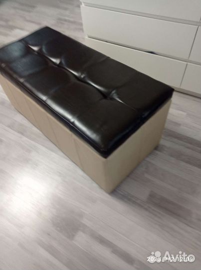 Пуфик в прихожую с ящиком бу