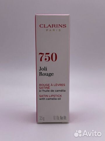 Помада clarins joli rouge satin 750 lilac pink