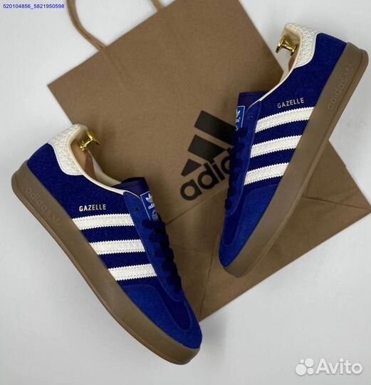 Кроссовки Adidas Gazelle Navy (Арт.83412)