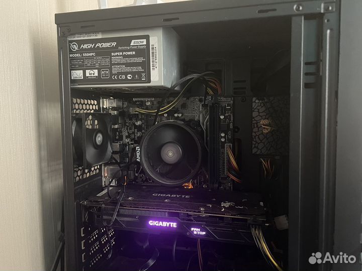 Игровой пкGigabyte gtx 1060 3GB, amd ryzen 1500x