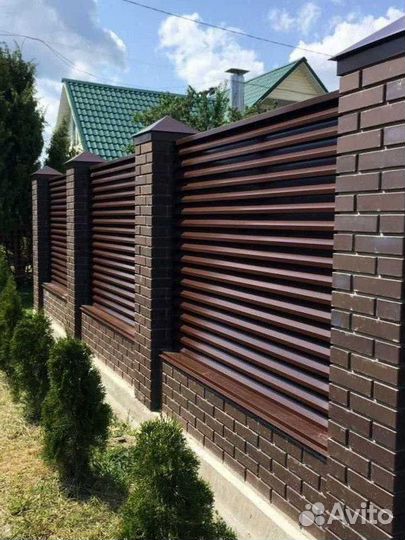 Забор жалюзи