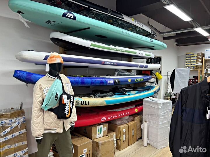Сапборд iBoard Pro 12'6 Black / Sup доска