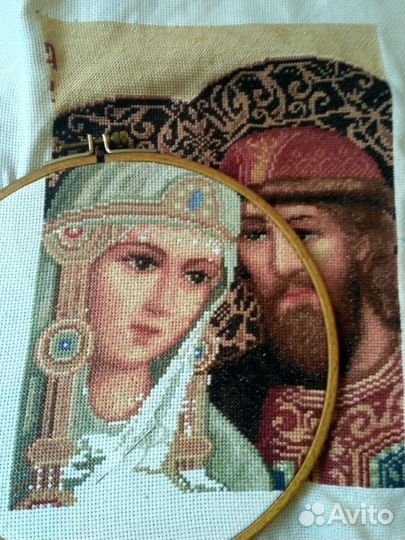 Набор для вышивки крестом Святые Пётр и Февронья