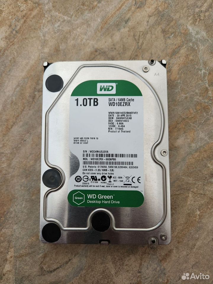 HDD 1TB WD Green купить в Обнинске по низкой цене с доставкой ...