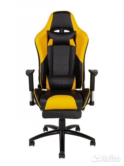 Кресло Norden Lotus GTS реклайнер черно/желтое