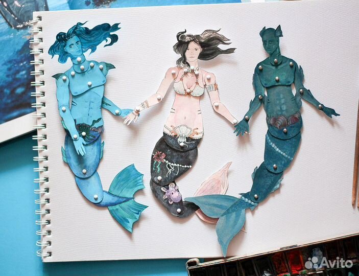 Шарнирные бумажные куклы