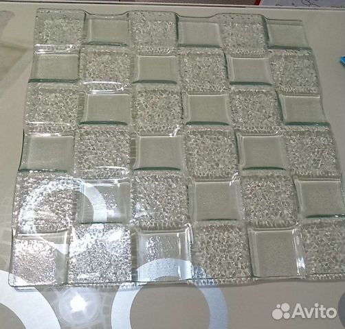 Блюдо сервировочные стекло 40*40