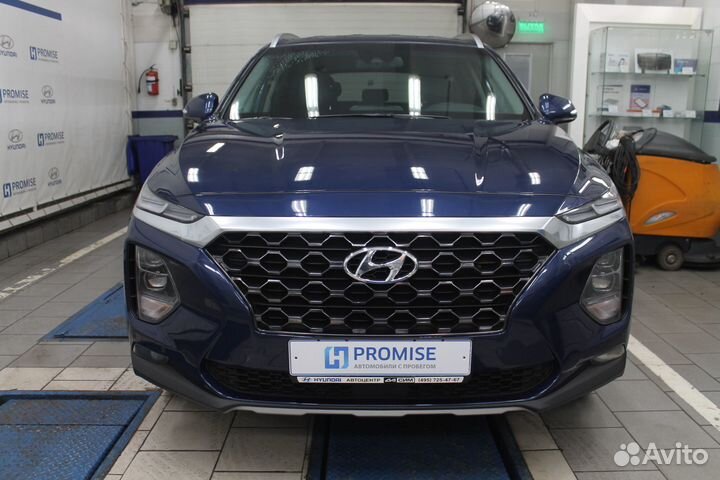 Hyundai Santa Fe 2.2 AT, 2018, 77 555 км