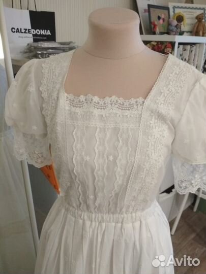 Платье ручной работы хлопок