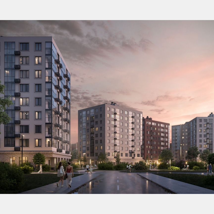 3-к. квартира, 68,4 м², 8/9 эт.