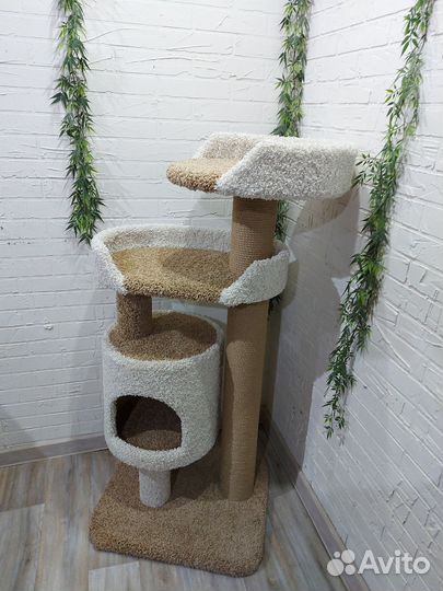 Домик когтеточка для кошек средних и крупных пород