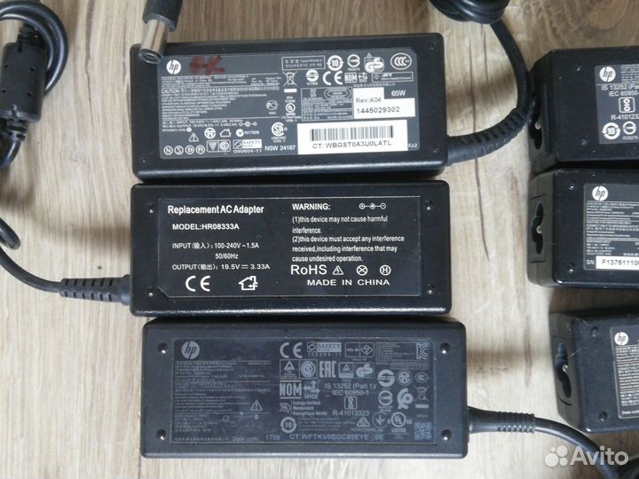 Блок питания для ноутбука HP 19,5 V, 45, 65 Watt