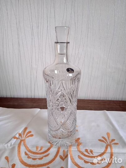 Графин хрустальный для водки или коньяка