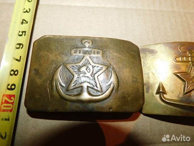 2 морские пряжки рккф и вмф СССР