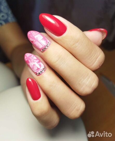 Маникюр, гель лак, наращивание