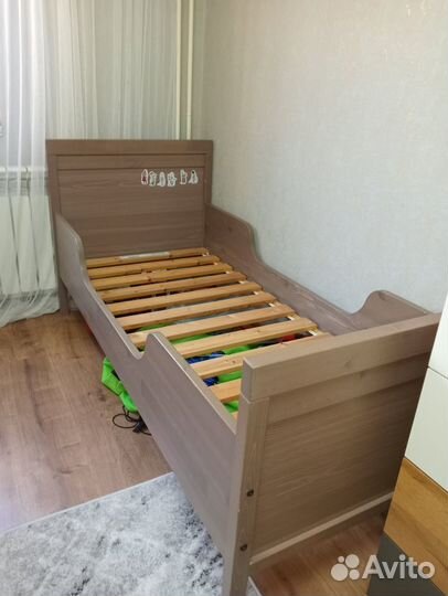Детская бу кровать IKEA с матрасом