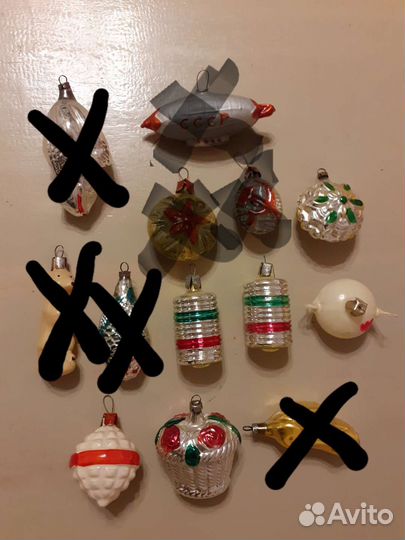 Елочные игрушки СССР