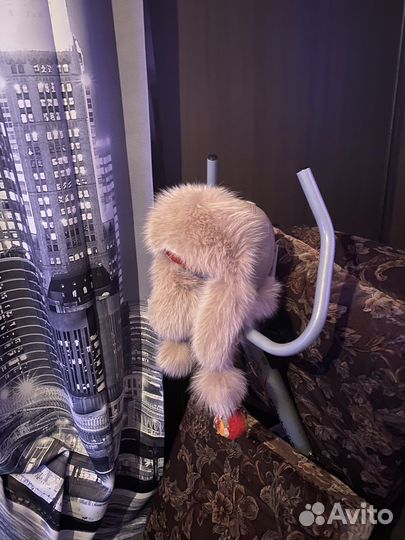 Шапка ушанка натуральный мех женская