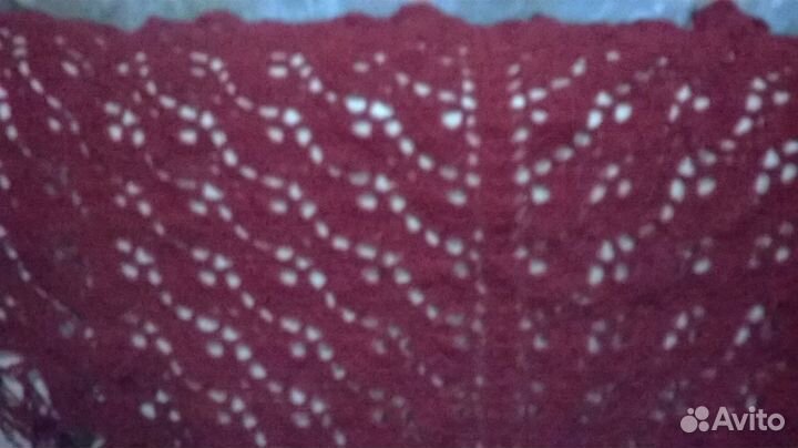 Шали ручная работа крючком