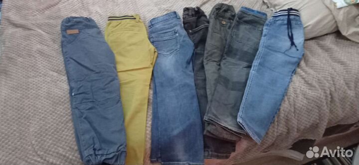 Джинсы, штаны, брюки на мальчика 122