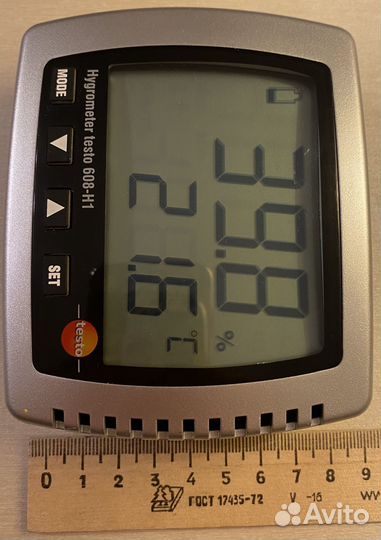 Термогигрометр testo 608 H1 оригинал тесто germany