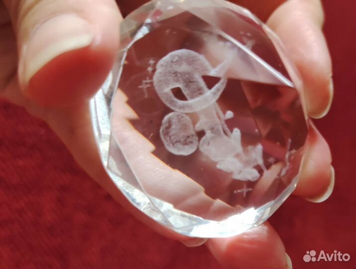 Кристалл водолей винтаж