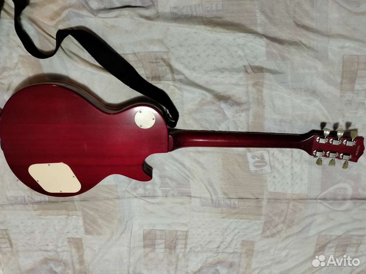 Burny les paul super grade left hand леворукая