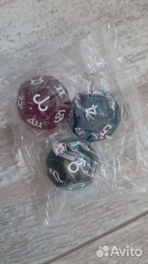 Астрологические кубики, 3 шт