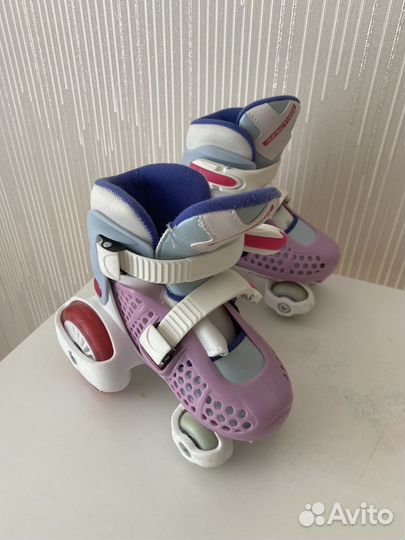 Роликовые коньки детские раздвижные