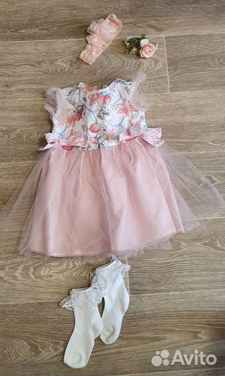Нарядное платье для девочки 80