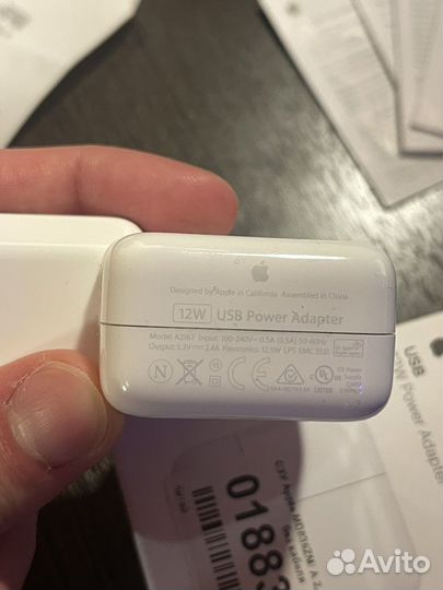 Оригинальный Блок Питания 12w для iPhone