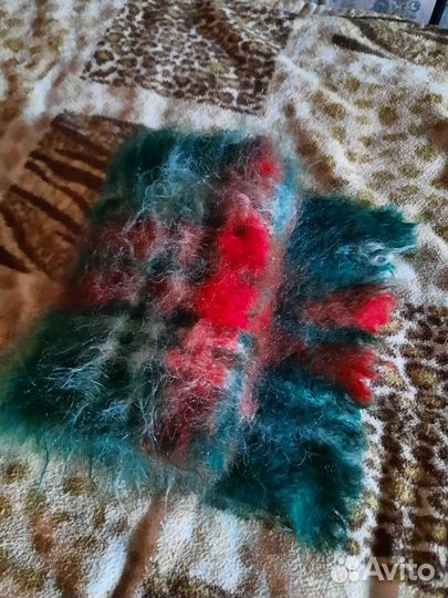 Мужской шарф махеровый