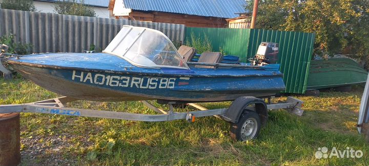 Продам лодку Обь 1 зич с мотором ямаха 30