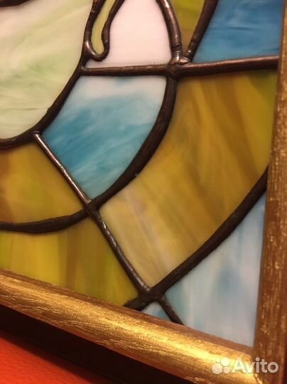 Картина витраж подарок ночник новый год