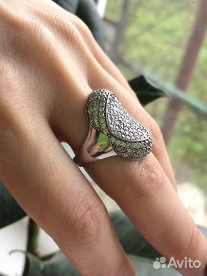 Колечко серебряное