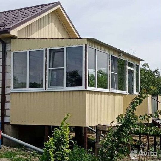 Пластиковые окна. остекление домов