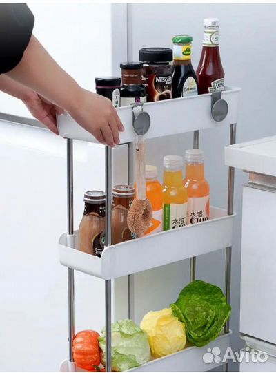 Этажерка на колёсиках новая