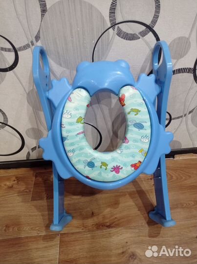 Накладка для унитаза детская со ступеньками