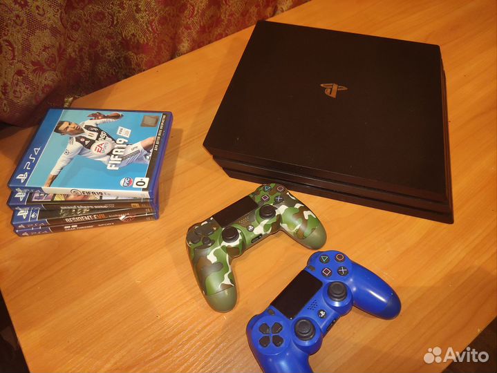 Sony PS4 pro 1tb игры в комплекте